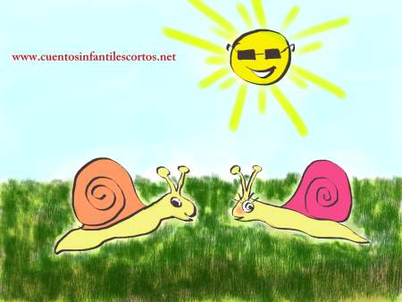 Childrens stories - Sebastian the snail who was in love