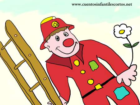 Short stories - Cuthbert the fireman clown