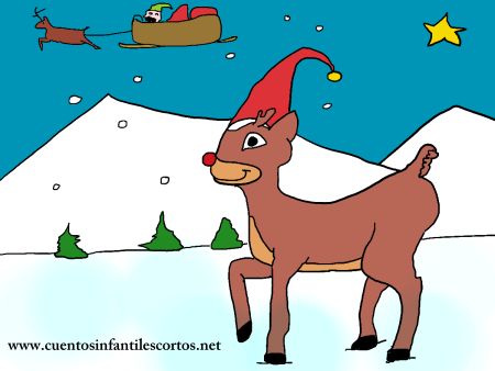 Short stories - santa claus sleepy reindeer