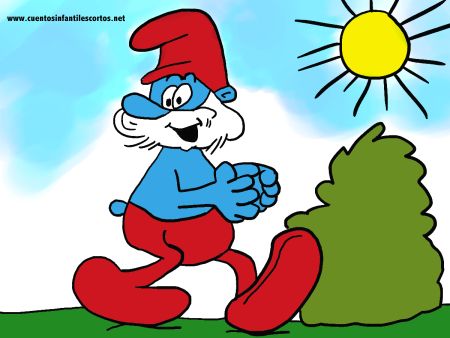 Short-Story-blue-smurf