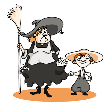 short stories witch kid